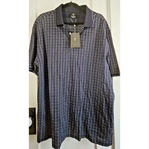 NWT NIKE‎ Golf Polo shirt checkered short sleeves 100% cotton men XL